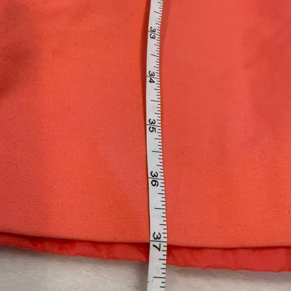 Forever 21 Vibrant Coral sleeveless midi dress scoop neck pleated waist plus 2X - Picture 6 of 11